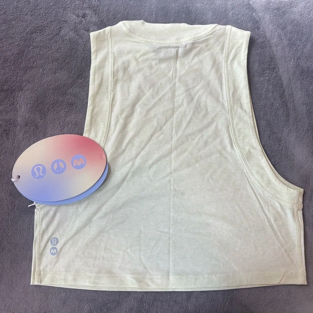 Lululemon x Madhappy All Yours Crop Tank Top Heathered Elixir Size 2